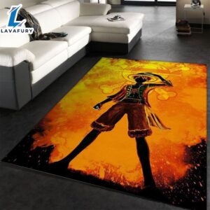 Luffy The Soul Of The Pirate One Piece Area Rug Living Room