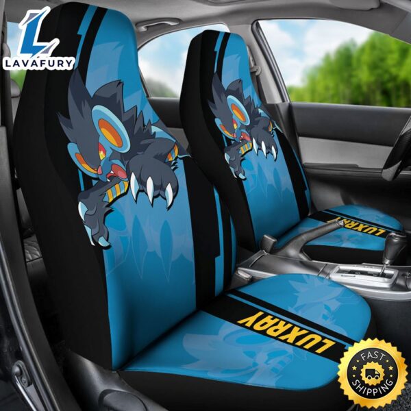 Luxray Pokemon Car Seat Covers Style Custom For Fans