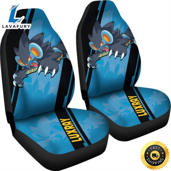 Luxray Pokemon Car Seat Covers Style Custom For Fans