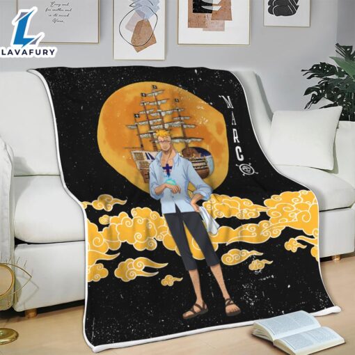 Marco Moon Style One Piece Anime Blanket