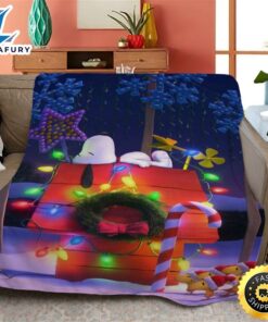 Merry Christmas Snoopy Peanuts Quiltblanket Merry Christmas Snoopy Peanuts Quiltblanket