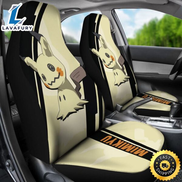 Mimikyu Pokemon Car Seat Covers Style Custom For Fans
