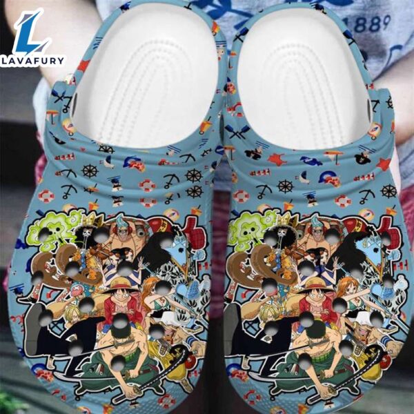 Monkey D. Luffy One Pice And Friends Rubber Crocs Crocband Clog