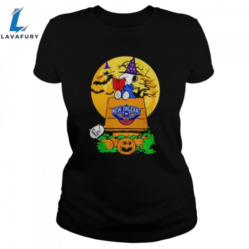 New Orleans Pelicans Snoopy Halloween Unisex Shirt