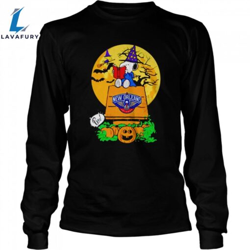 New Orleans Pelicans Snoopy Halloween Unisex Shirt