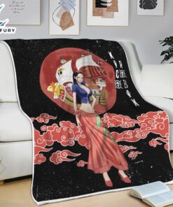 Nico Robin Moon Style One Piece Anime Blanket 2 p7xt18.jpg