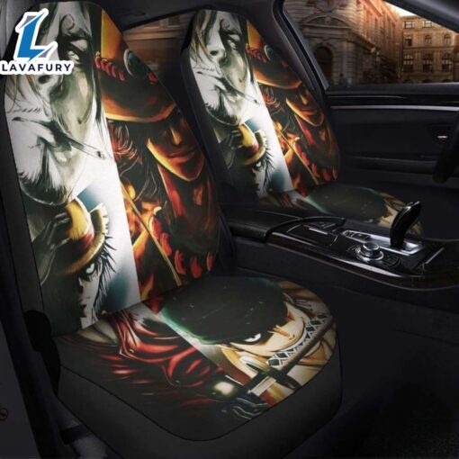 One Peace Anime Car Seat Covers Universal Fit