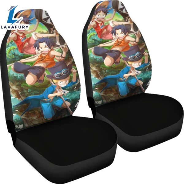 One Piece Anime Artwork Seat Covers Amazing Best Gift Ideas Universal Fit