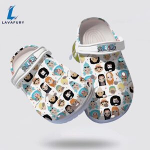 One Piece Anime Crocs Shoes Crocband Comfortable Clogs For Men Women