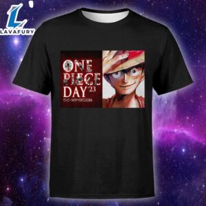 One Piece Day 2023 Film Unisex Black T-Shirt