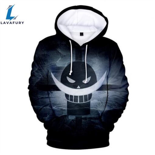 One Piece Edward Newgate Whitebeard Anime 3D Hoodie