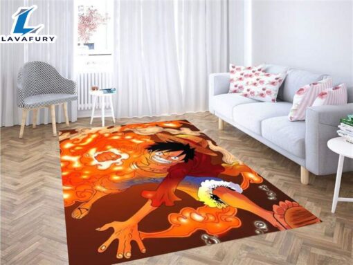 One Piece Gomu No Red Hawk Rug