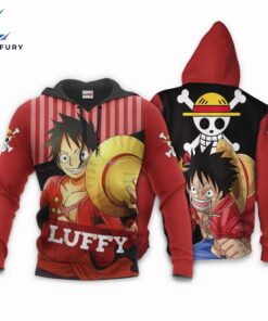 One Piece Hoodie Luffy Red…