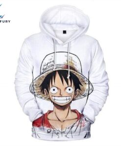 One Piece Hoodies Monkey D. Luffy One Piece Anime 3D Hoodie
