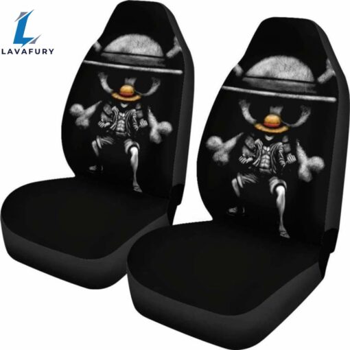 One Piece Luffy Car Seat Covers Universal Fit