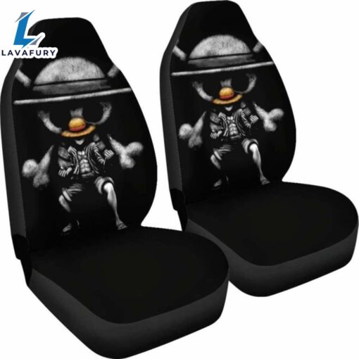 One Piece Luffy Car Seat Covers Universal Fit