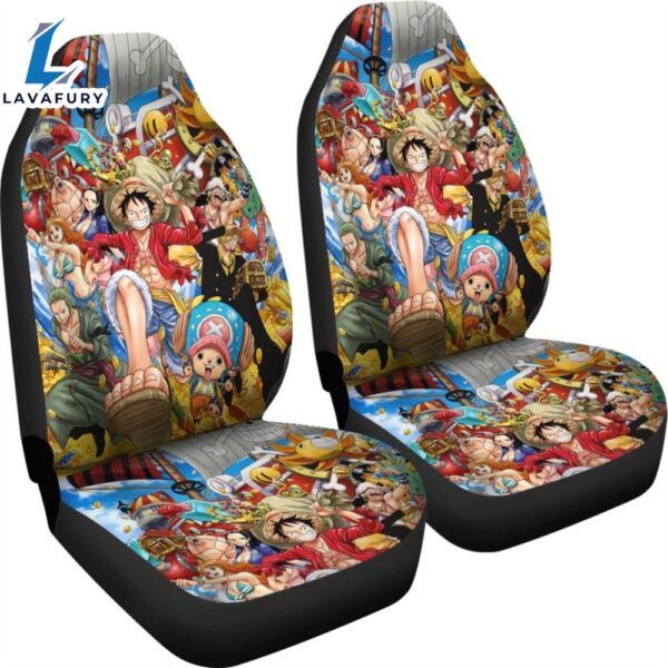 One Piece Poster Seat Covers 1 Amazing Best Gift Ideas Universal Fit