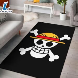 One Piece Straw Hat Pirates Flag Rug