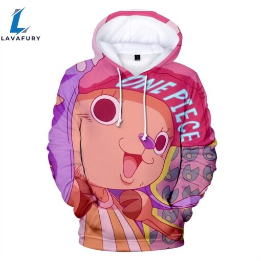 One Piece Tony Tony Chopper Anime 3D Hoodie