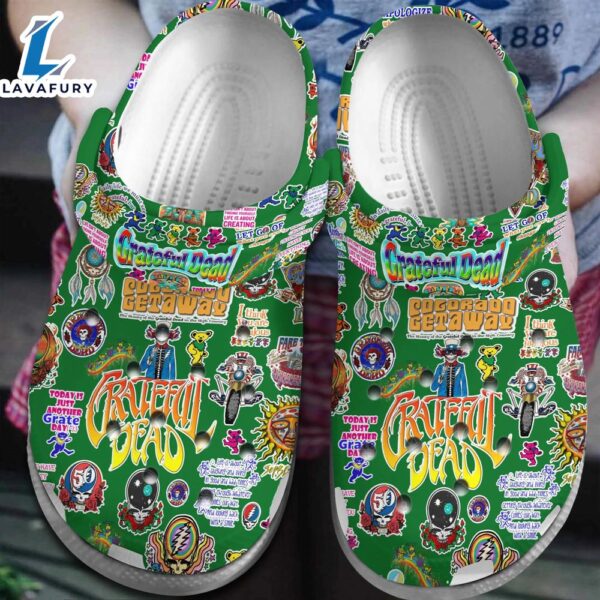 Peanuts Grateful Dead Snoopy Cartoon Music Crocs Crocband Clogs Shoes Comfortable For Men Women and Kids