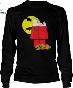 Peanuts Halloween Snoopy Chillin Unisex Shirt 2 hbvcm7.jpg