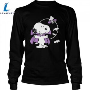 Peanuts Halloween Vampire Snoopy Unisex Shirt 2 uddizq.jpg