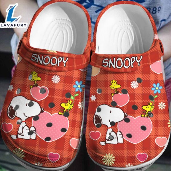 Peanuts Snoopy Crocs Crocband Clogs Shoes Comfortable 3D