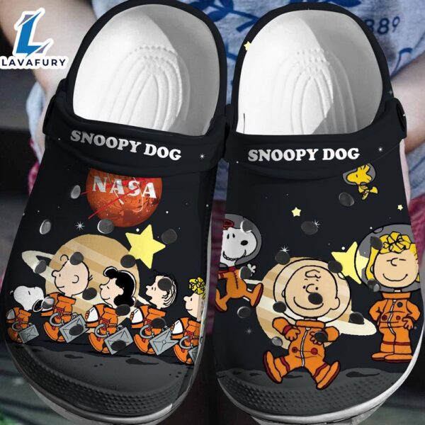 Peanuts Snoopy Crocs Crocband Shoes Clogs Comfortable 3D