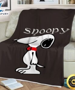 Peanuts Snoopy Sleep, Funny Snoopy Gift For Fan Comfy Sofa Throw Blanket Gift
