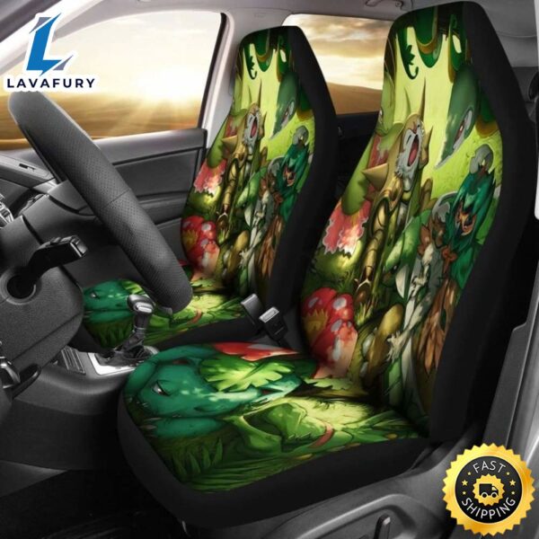 Pokemon Grass  Car Seat Covers