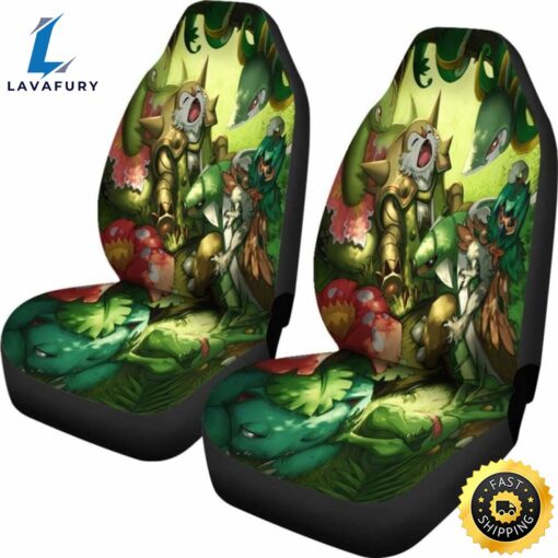 Pokemon Grass  Car Seat Covers