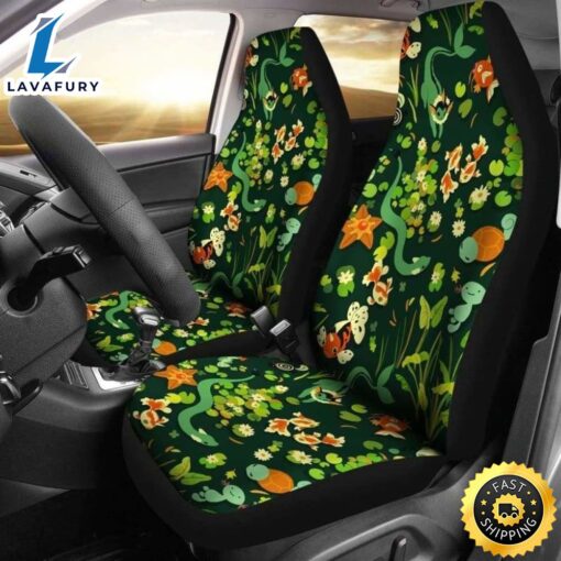 Pokemon Grass Car Seat Covers Universal