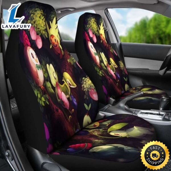 Pokemon Grass  Car Seat Covers Universal Fit