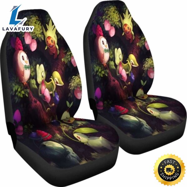 Pokemon Grass  Car Seat Covers Universal Fit