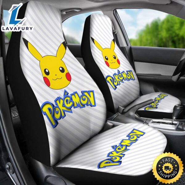 Pokemon Pikachu Seat Covers Anime Car Seat Covers
