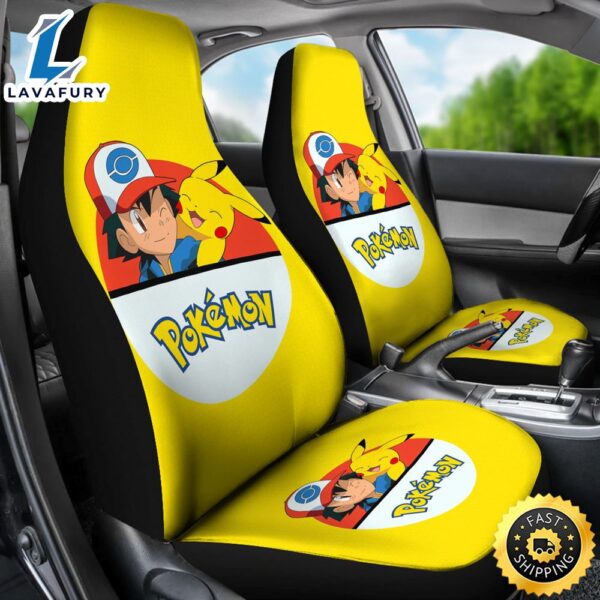 Pokemon Seat Covers Anime Pokemon Car Accessories Gift For Fans