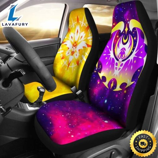 Pokemon Sun Moon Car Seat Covers Universal