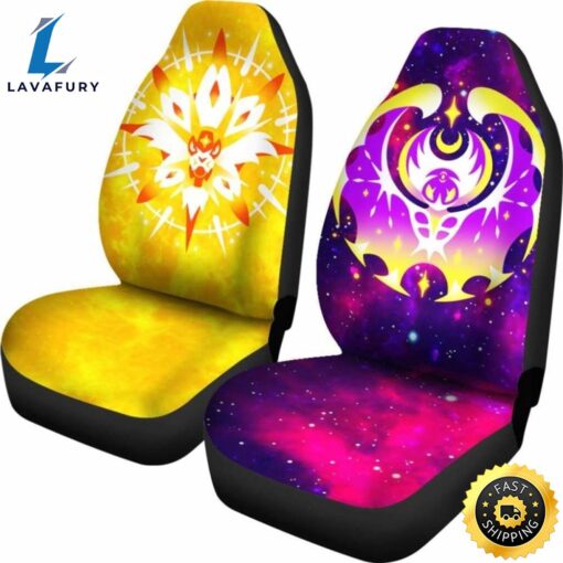 Pokemon Sun Moon Car Seat Covers Universal