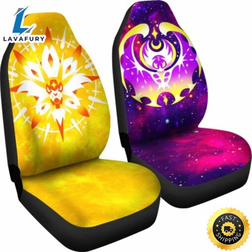 Pokemon Sun Moon Car Seat Covers Universal