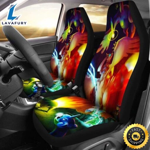 Pokemon War Car Seat Covers Universal