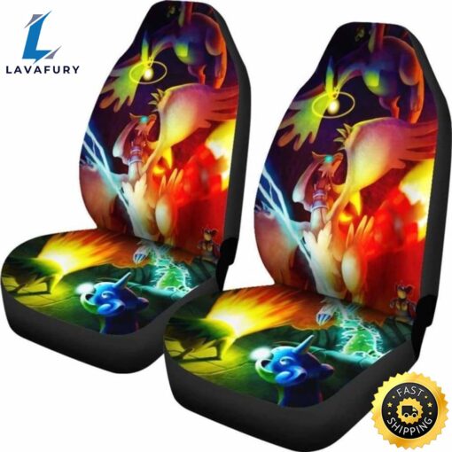 Pokemon War Car Seat Covers Universal