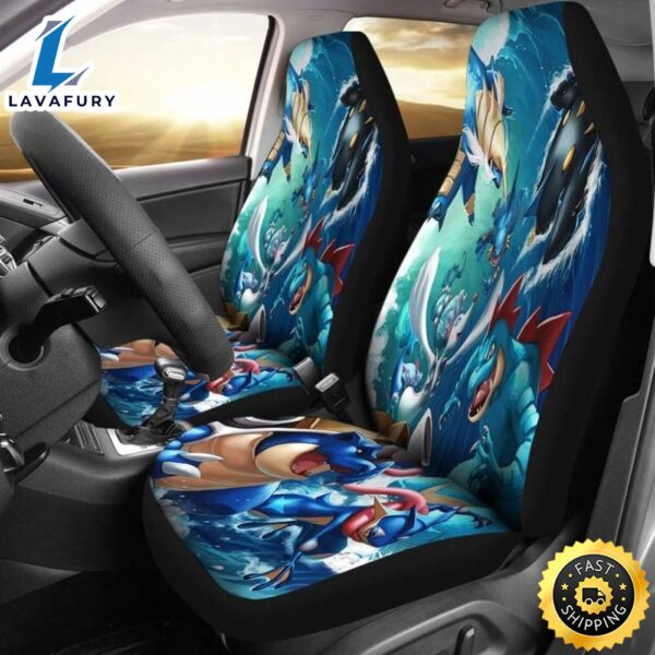 Pokemon Water Pokemon Car Accessories Car Seat Covers Universal