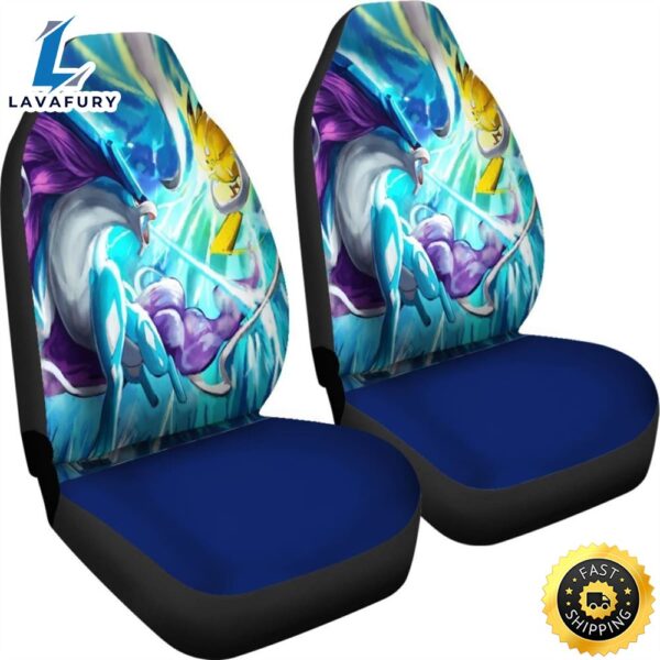 Pokken Suicune Vs Pikachu Seat Covers Amazing Best Gift Ideas