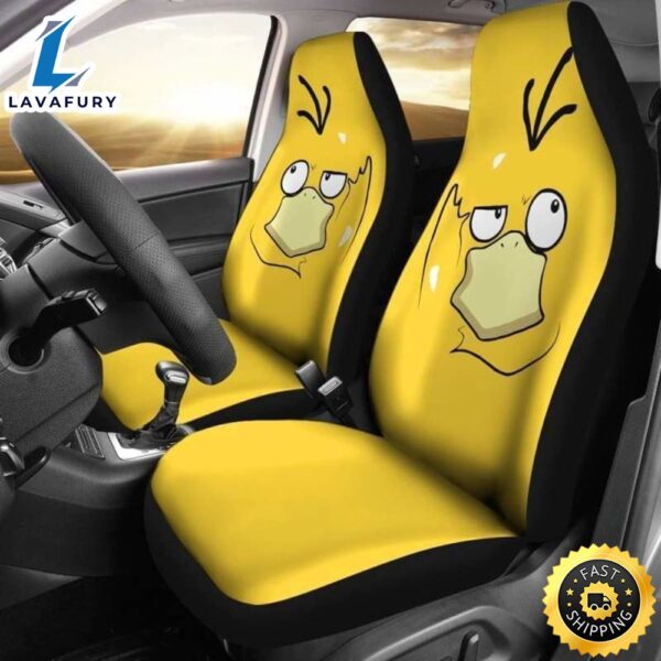 Psyduck Pokemon Car Seat Covers Universal