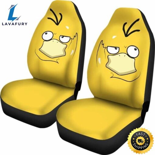 Psyduck Pokemon Car Seat Covers Universal