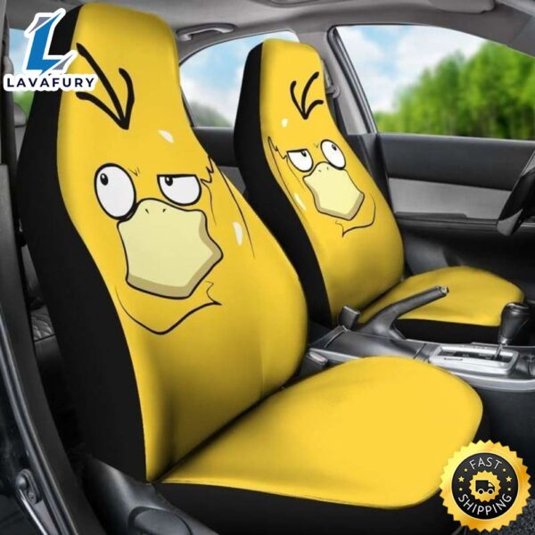 Psyduck Pokemon Car Seat Covers Universal