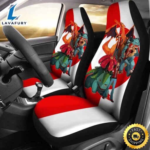 Red’s Pokemon Team Car Seat Covers