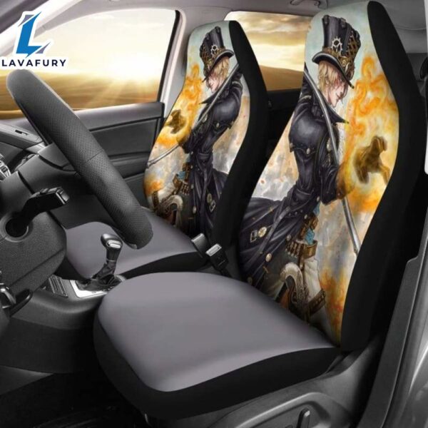 Sabo Anime One Piece Car Seat Covers Universal Fit