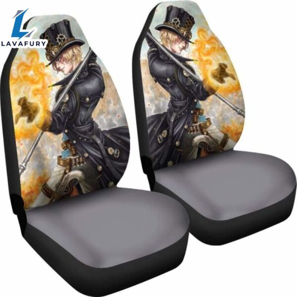 Sabo Anime One Piece Car Seat Covers Universal Fit