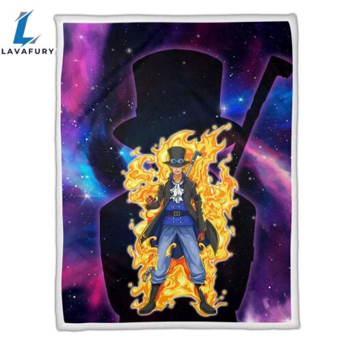 Sabo Fleece Galaxy One Piece Anime Blanket